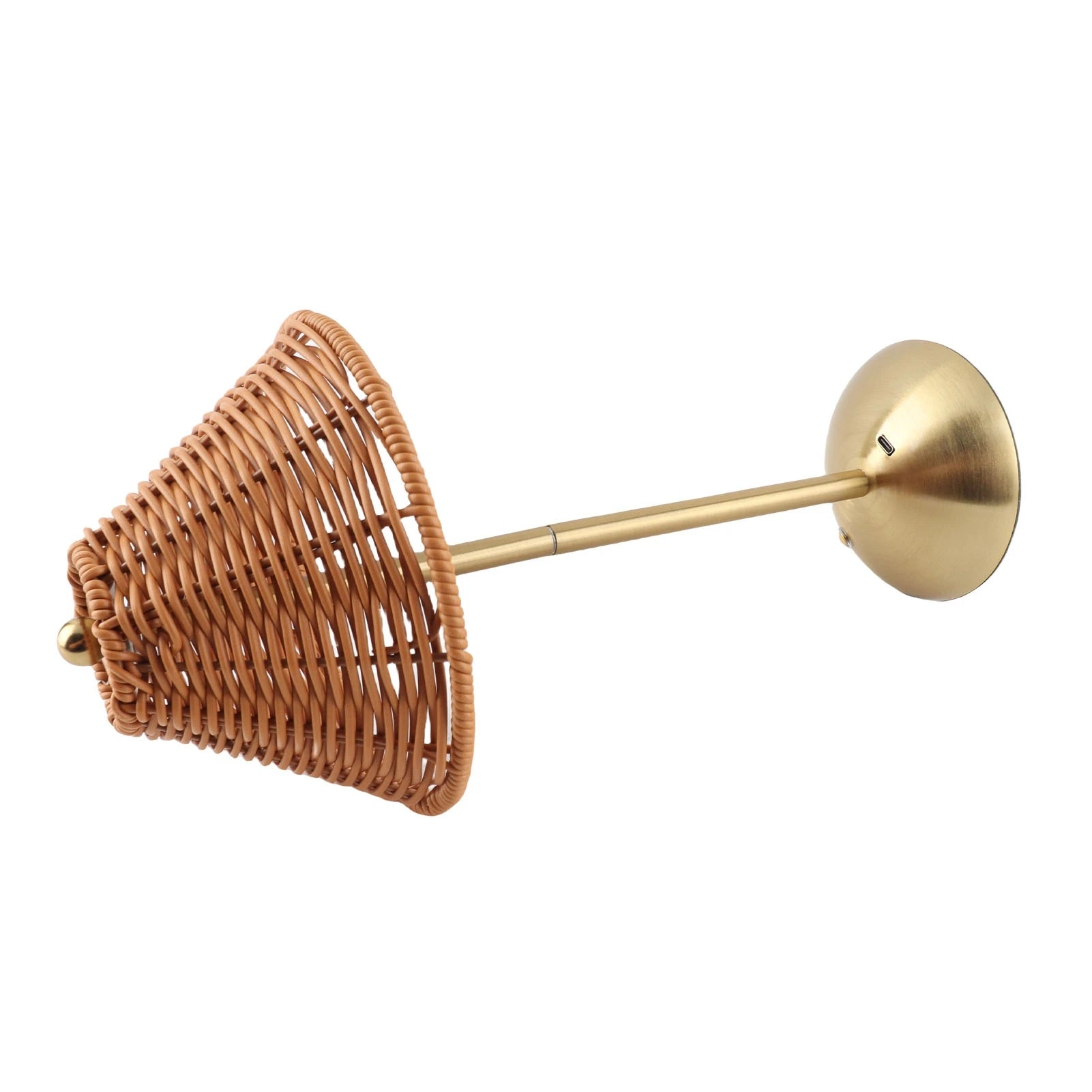LED Rechargeable Rattan Table Lamp