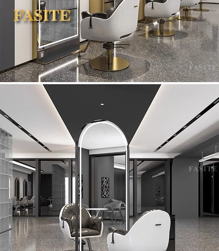 Barber Shop Full-Body Floor Mirror