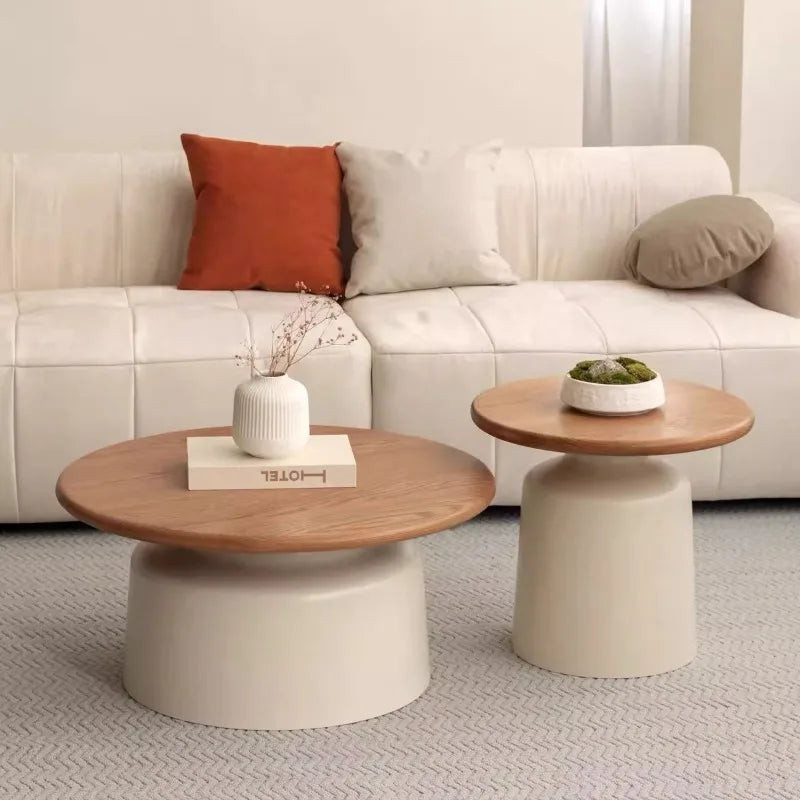 Minimalist Round Iron Coffee Table