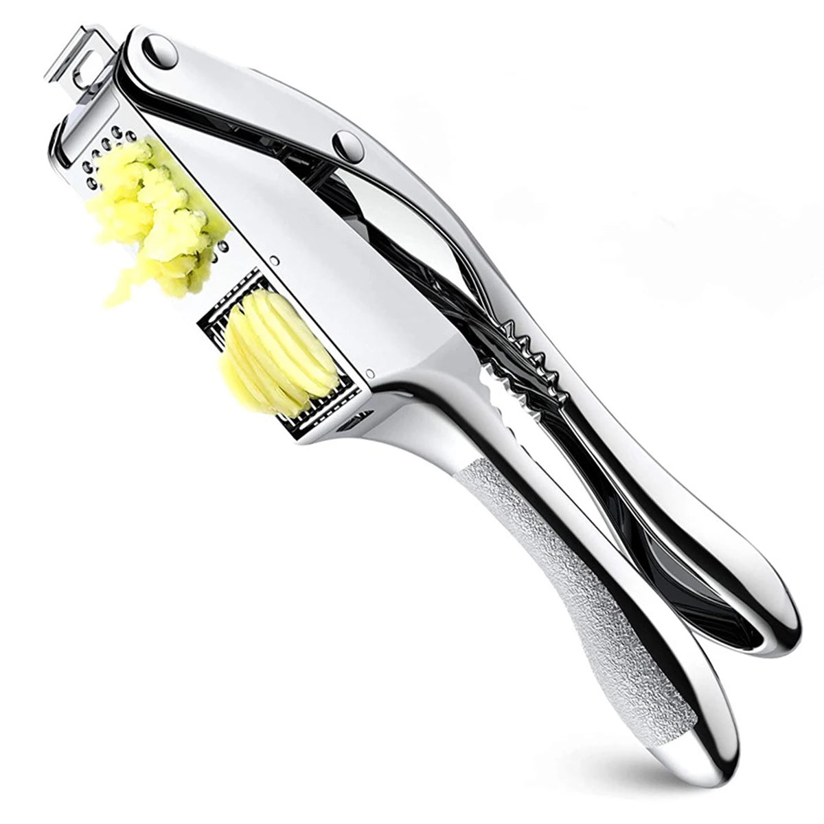 2-in-1 Stainless Steel Garlic Press