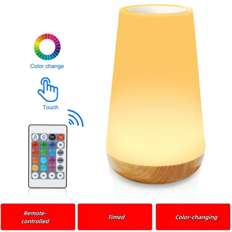 RGB Color-Changing Night Light – USB Rechargeable