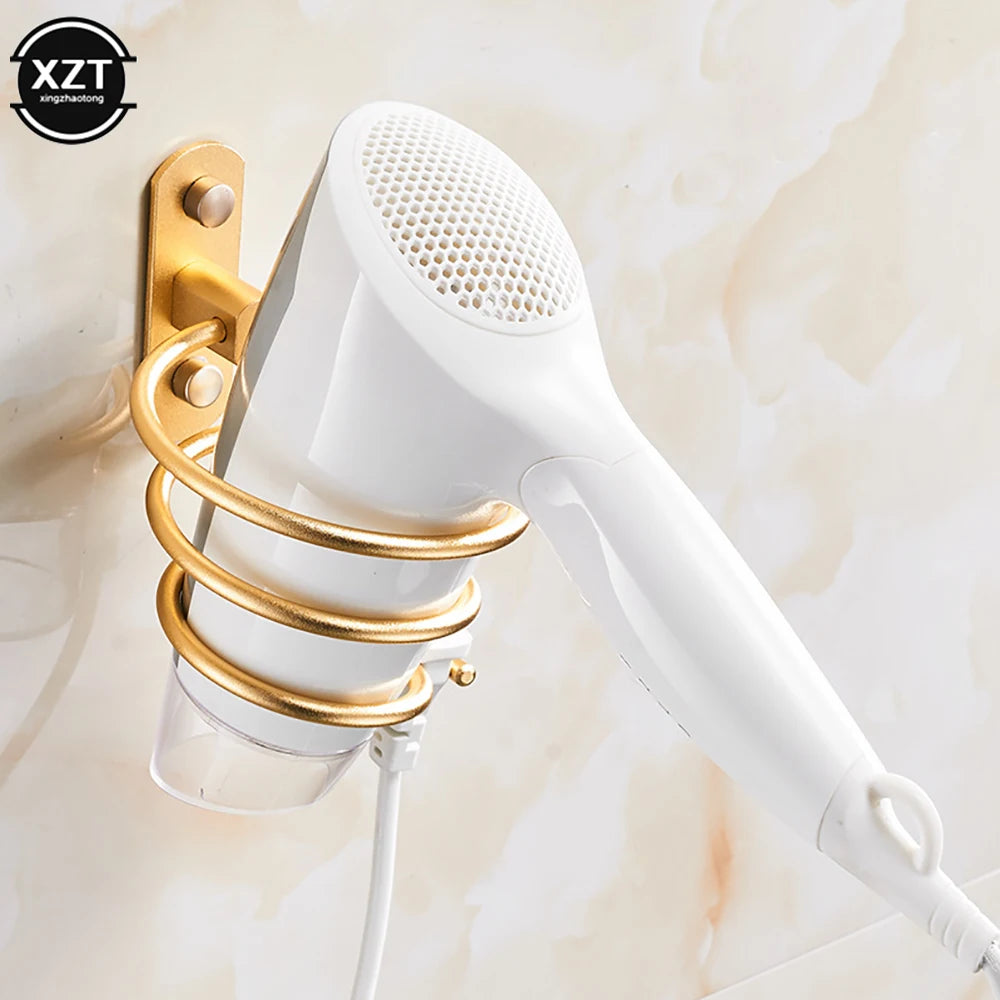 Wall-Mounted Hair Dryer Holder
