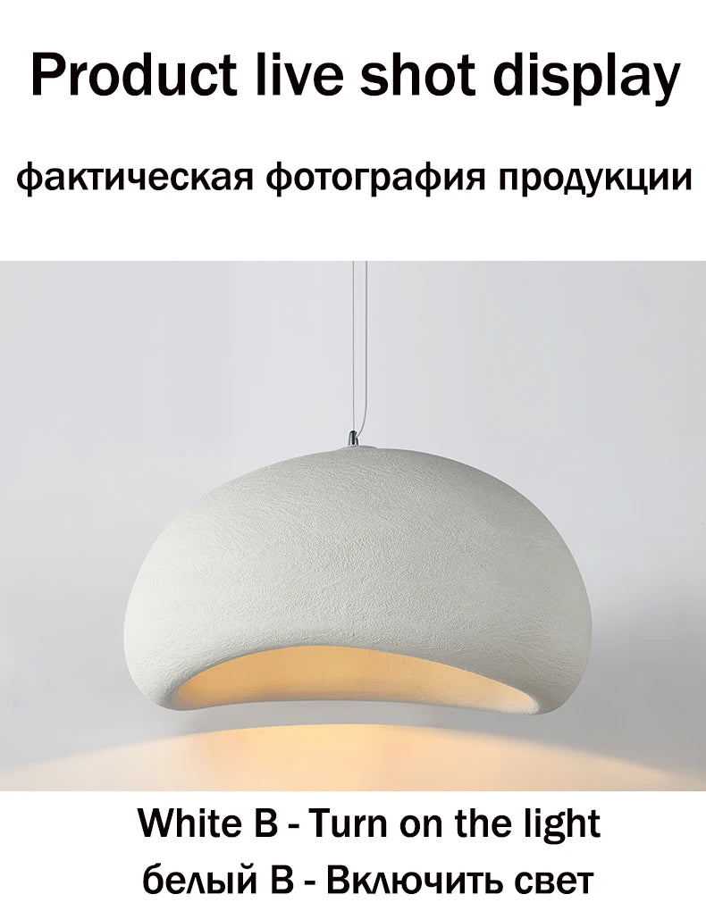 Nordic Wabi Sabi Pendant Lamp