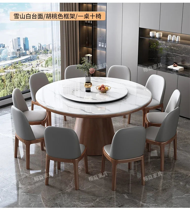 Nordic Modern Round Dining Table
