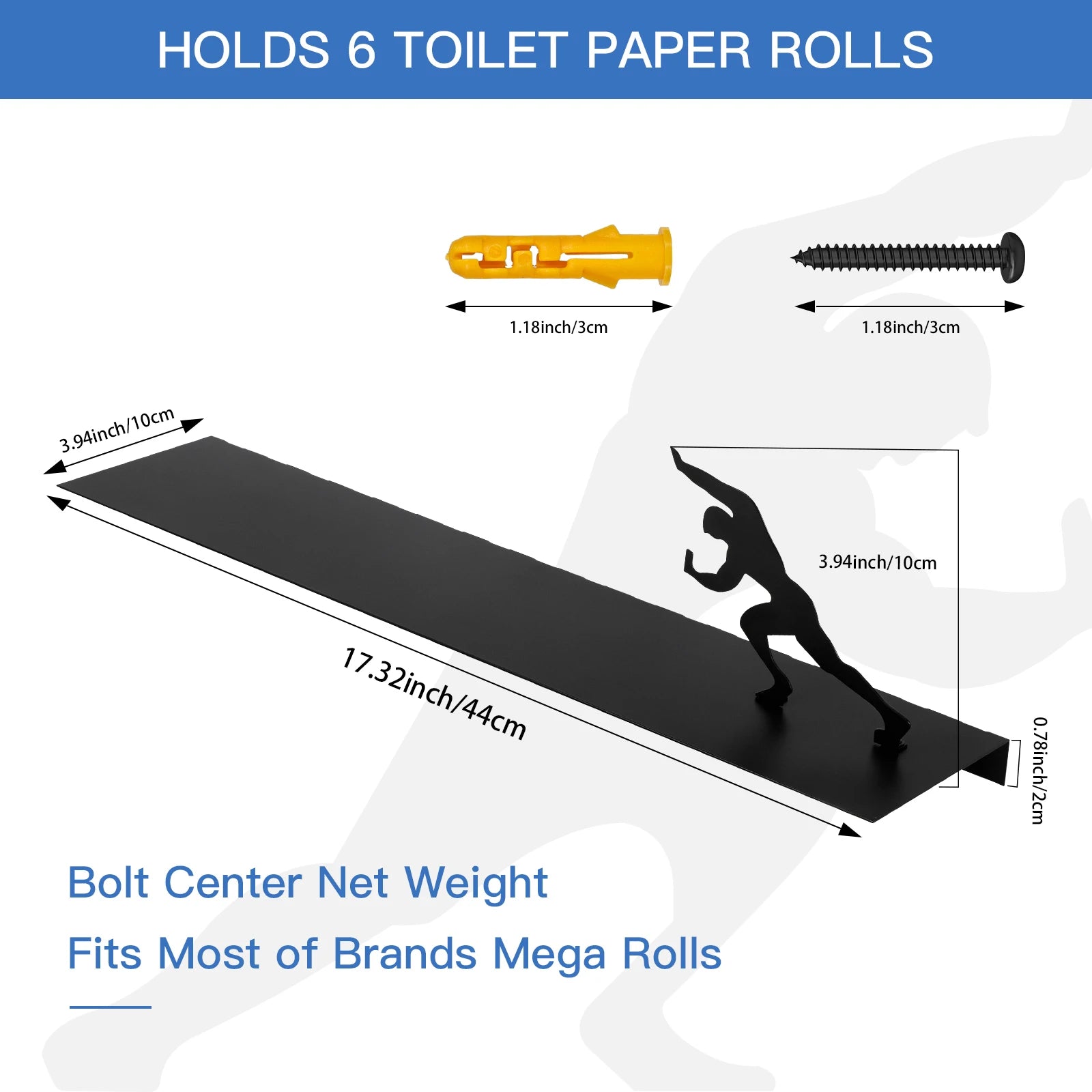 Stainless Steel Toilet Paper Holder Stand