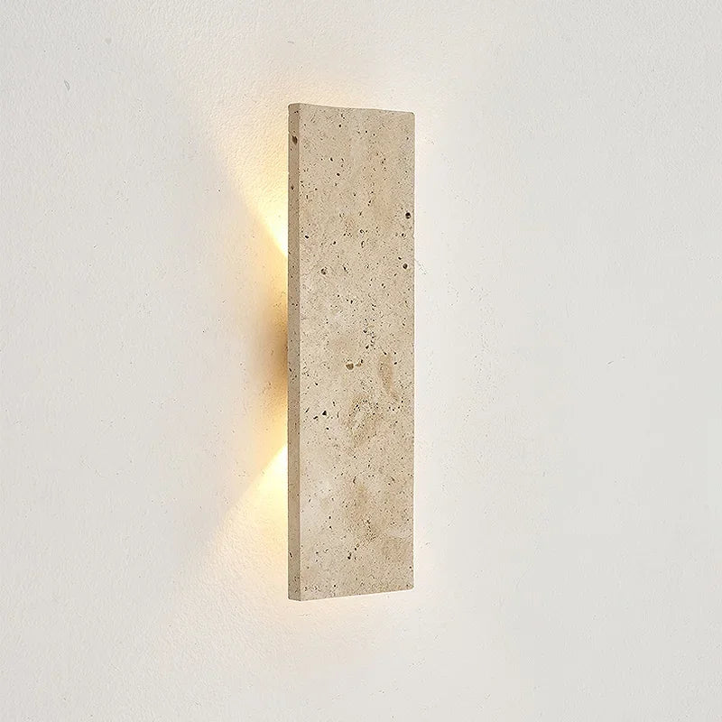 Outdoor Yellow Cave Stone Wall Light