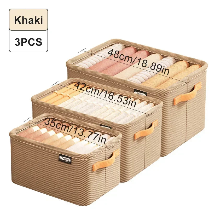 Thickened Clothes Organizer Storage Box