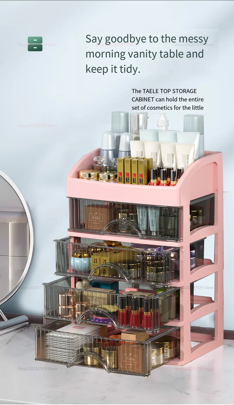 Multi-Layer Cosmetics & Jewelry Storage Box