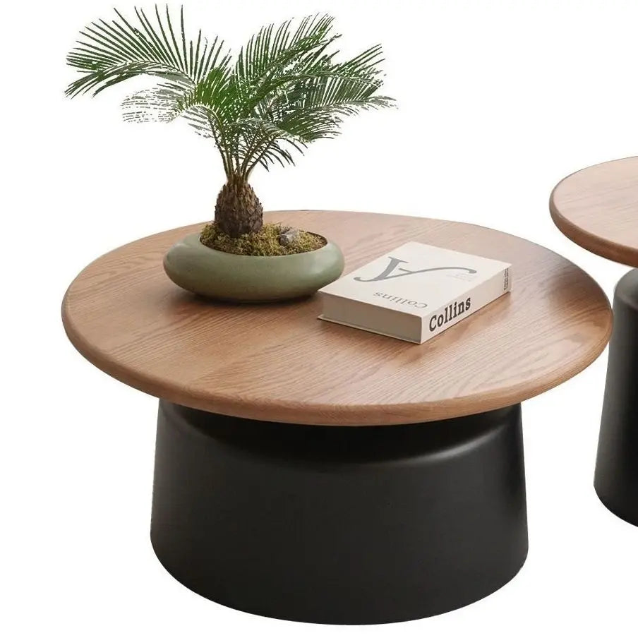 Minimalist Round Iron Coffee Table