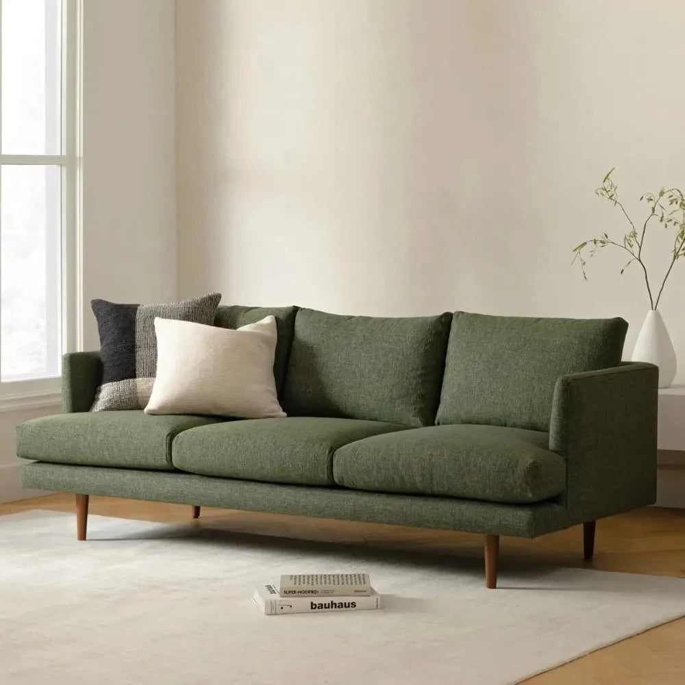 Minimalist Leather Sectional Sofa