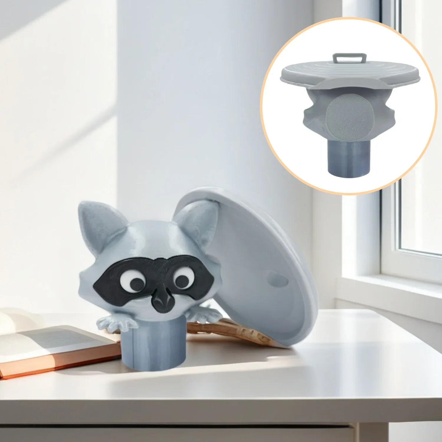 3D Printed Raccoon Toilet Paper Holder