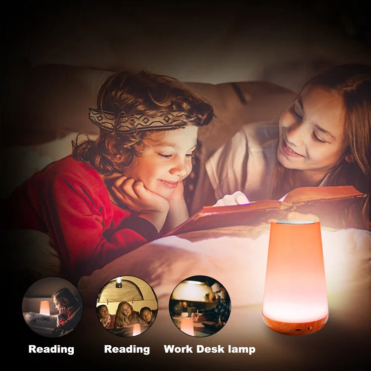 RGB Color-Changing Night Light – USB Rechargeable