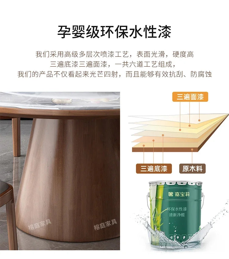 Nordic Modern Round Dining Table